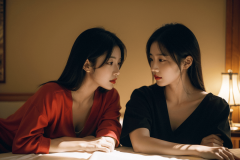 当她向伴侣们展现